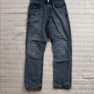 Citizens Of Humanity Charlotte Straight-Leg Jeans, Dark gray/faded black, 25